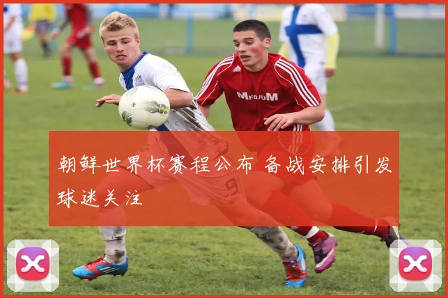 朝鲜世界杯赛程公布 备战安排引发球迷关注